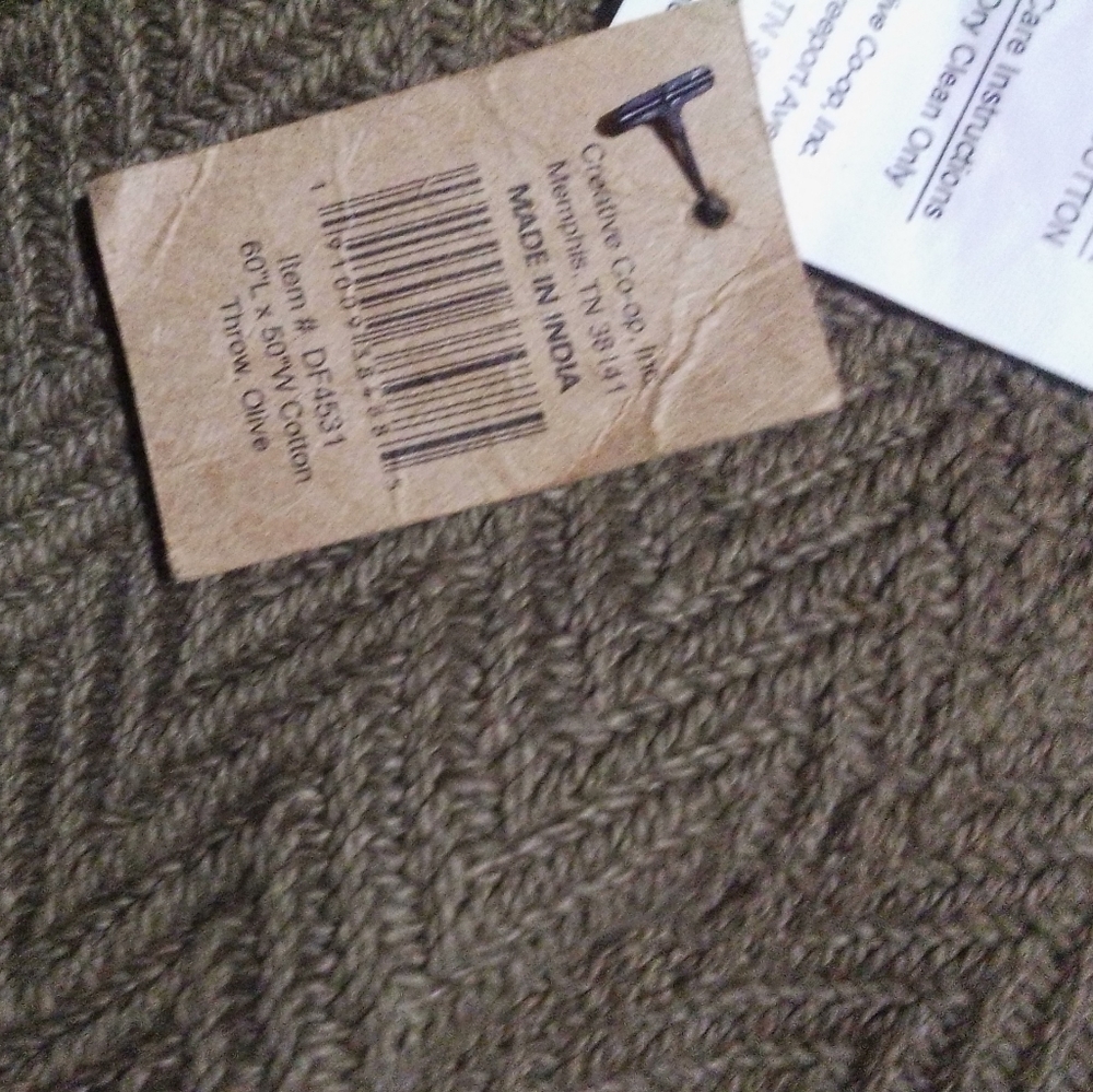 Cotton throw